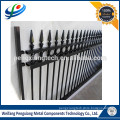 2015 new product black hot dipped metal fence gates to balcony